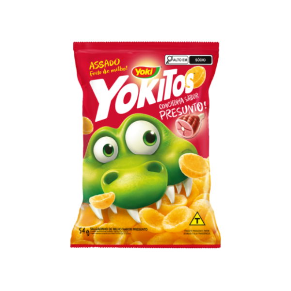 Salgadinho Yoki Sabor Presunto 54g