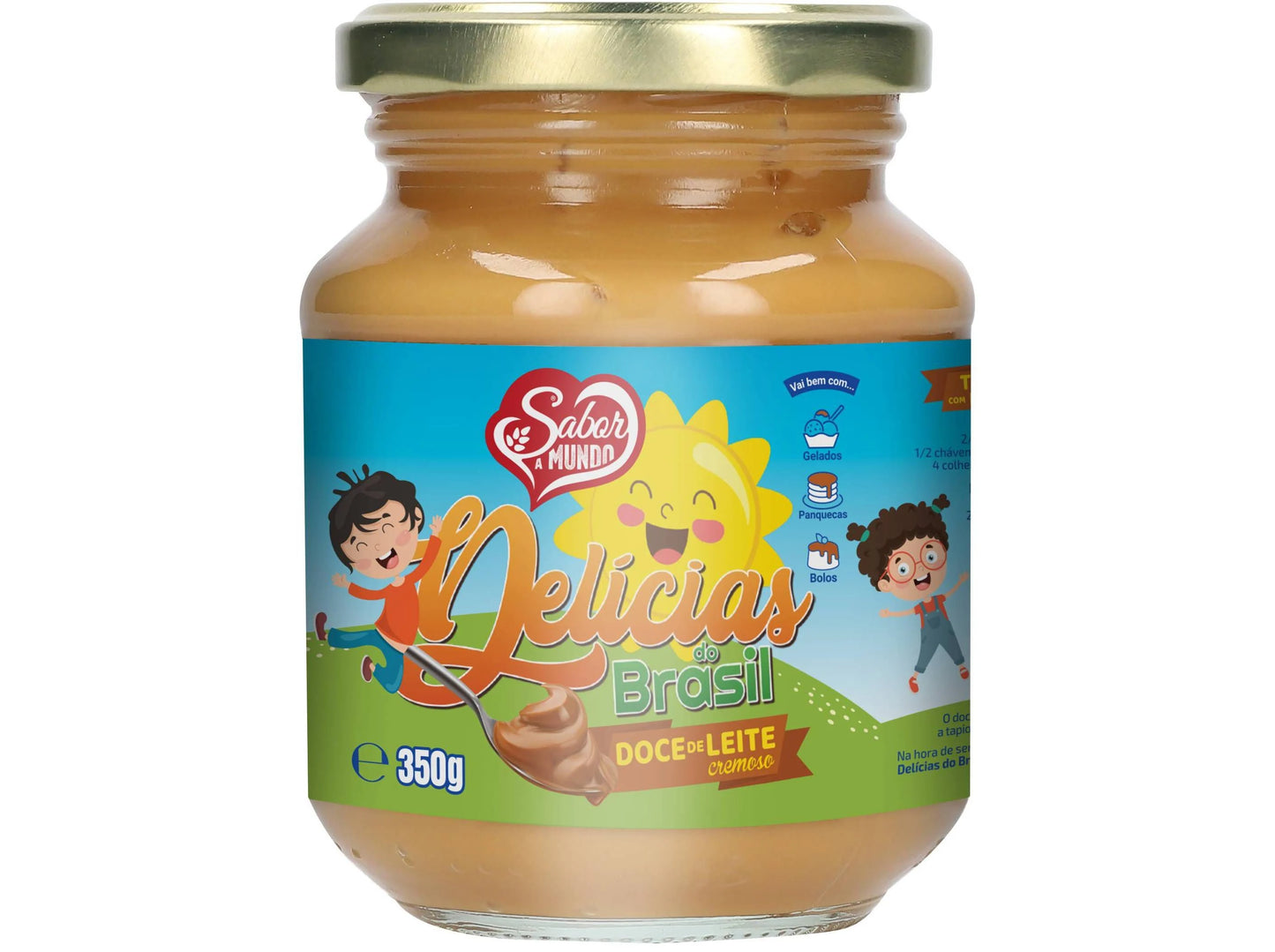 Doce de Leite Cremoso Delicias do Brasil 350g