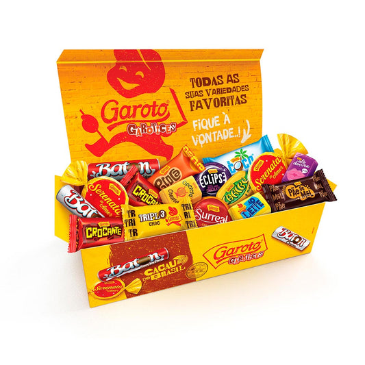 Caixa de bombom Garoto Sortidos 250g