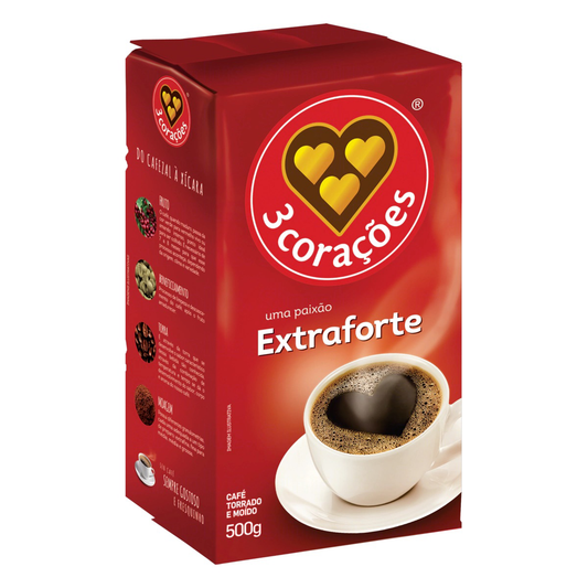Café 3 corações Extraforte 500g