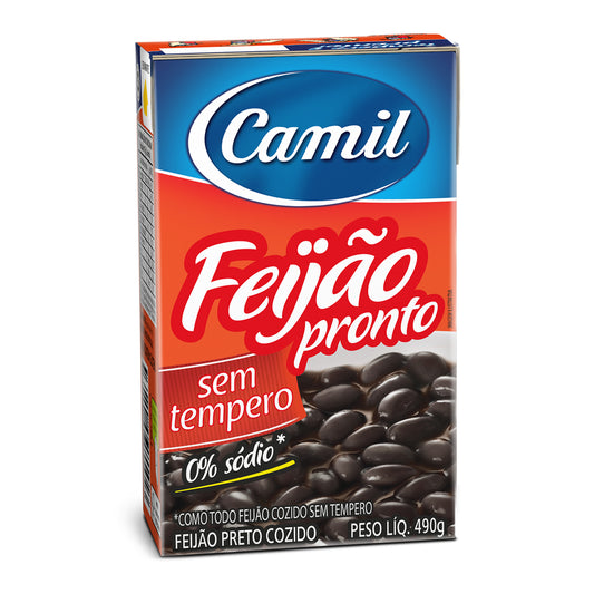 Feijão Pronto sem tempero Camil 490g