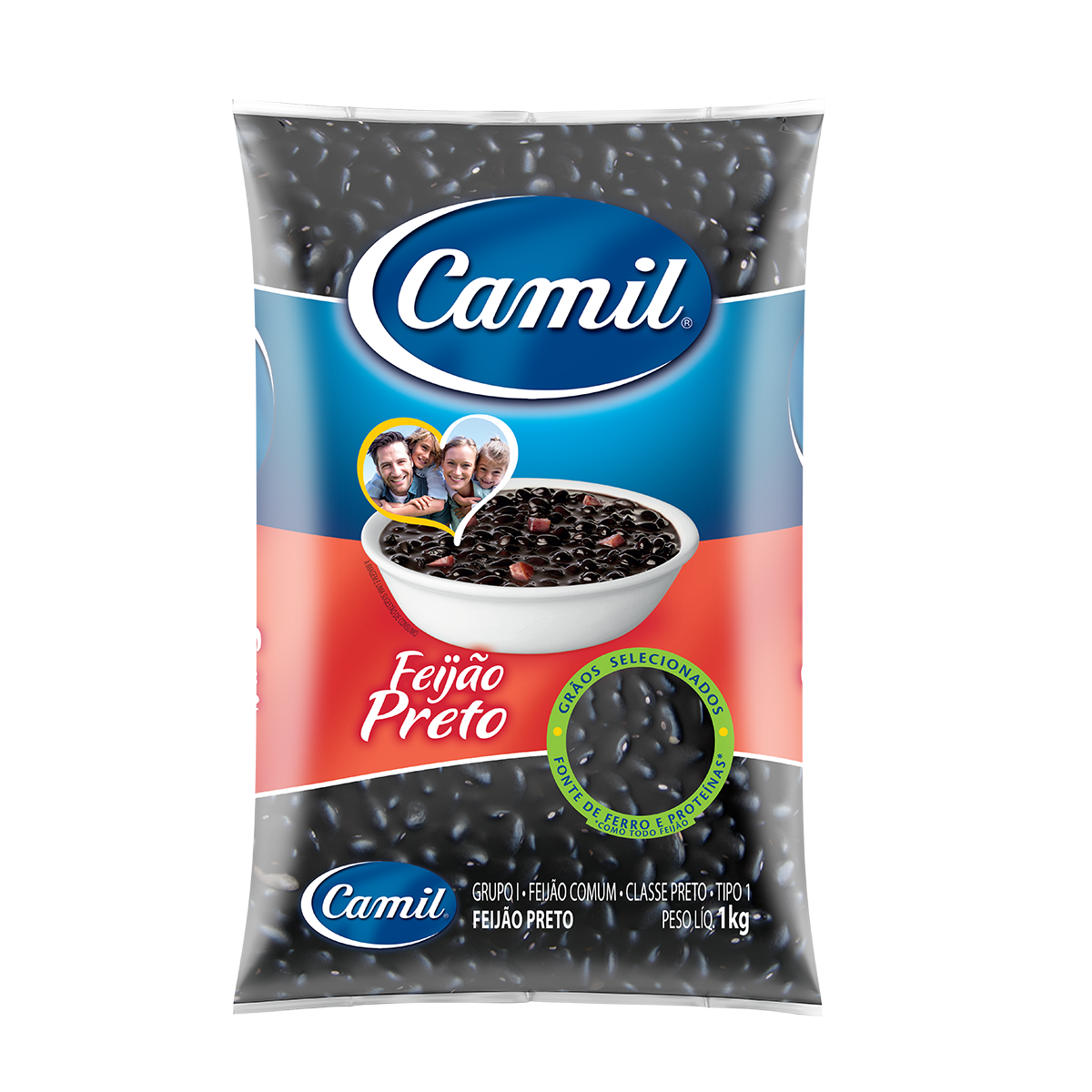 Fejão Preto Camil 1Kg