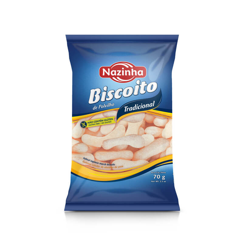 Biscoito de polvilho tradicional Nazinha 100g