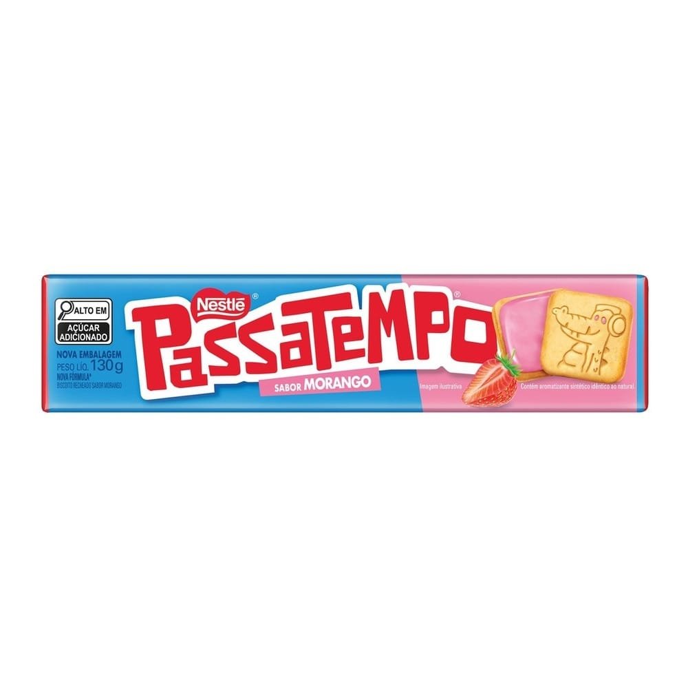 Passatempo sabor Morango Nestlé 130g