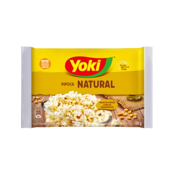 Pipoca Micro-ondas Natural  Yoki 100g